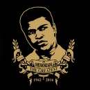 In Memoriam Mohammed Ali The Greatest GOLD Designer und Gedenk T-Shirt von Wizuals - Kopie